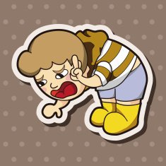 boy man cartoon theme elements N158