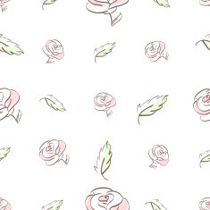 roses and leaves N3
