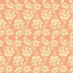Roses pattern seamless Flower vector wallpaper