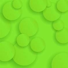 Green Circle Paper Background