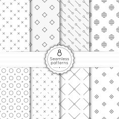 vector seamless pattern N125