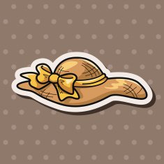 sun hat theme elements N4