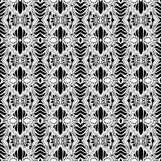 Vector Seamless Monochrome Abstract Pattern N9
