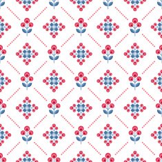 Seamless floral patern with abstract flowers N3