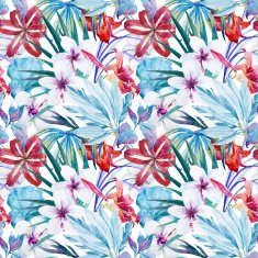 Lily an hibiscus flower pattern N2