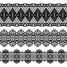 Lacy vintage trims N4