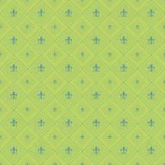 Vintage Pattern Wallpaper for Your Design Green