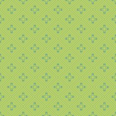 Vintage Pattern Wallpaper for Your Design Green N2