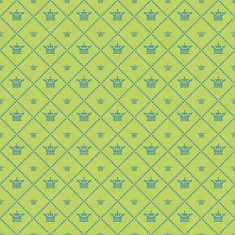 Vintage Pattern Wallpaper for Your Design Green N5