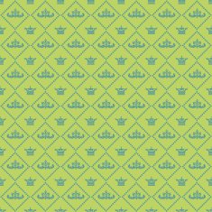Vintage Pattern Wallpaper for Your Design Green N7