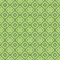 Vintage Pattern Wallpaper for Your Design Green N9