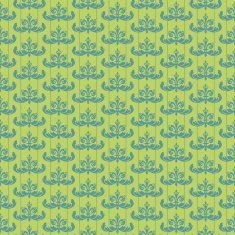 Vintage Pattern Wallpaper for Your Design Green N10