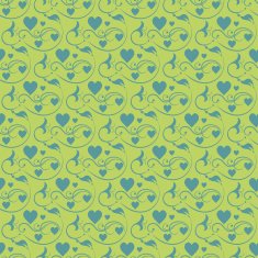 Vintage Pattern Wallpaper for Your Design Green N15