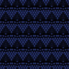 Black and blue lace seamless mesh pattern