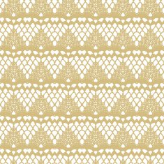 White and gold lace seamless mesh pattern N2