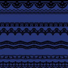 Black and blue lace seamless stripes pattern