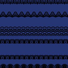 Black and blue lace seamless stripes pattern N2