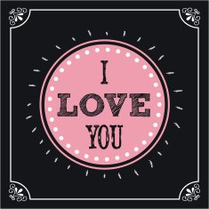 Love postcard N12