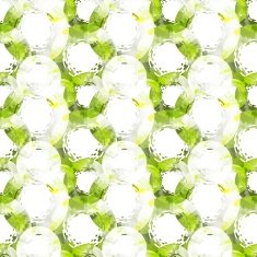 Seamless watercolor pattern with circles