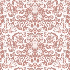 Lace seamless pattern with flowers N56