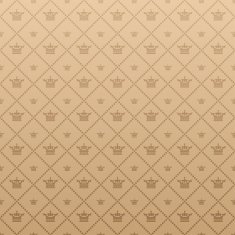 Vintage Pattern Wallpaper Brown Color N9
