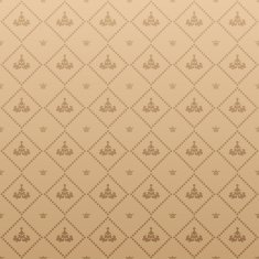 Vintage Pattern Wallpaper Brown Color N21