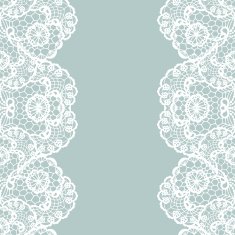 Vintage lace invitation card N11