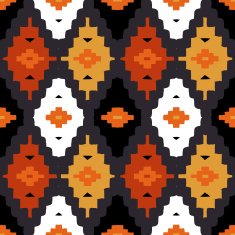 Native american geometric pattern N3