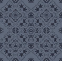 Seamless Pattern Vintage Wallpaper N56