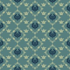 Seamless Pattern Vintage Wallpaper N111