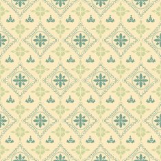 Seamless Pattern Vintage Wallpaper N116