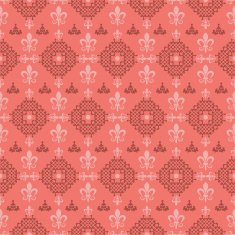 Seamless Pattern Vintage Wallpaper N117