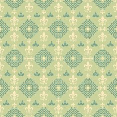 Seamless Pattern Vintage Wallpaper N118