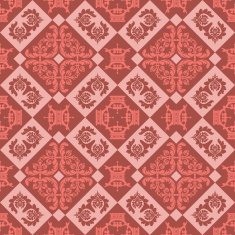 Seamless Pattern Vintage Wallpaper N122