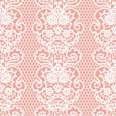 Lace seamless pattern with flowers N61