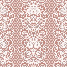 Lace seamless pattern with flowers N65