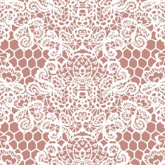 Lace seamless pattern with flowers N68