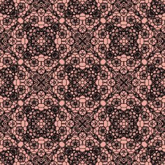 Lace black seamless mesh pattern N4