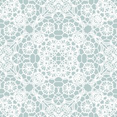 Lace white seamless mesh pattern N14