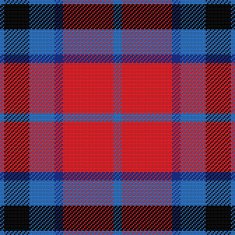 vector seamless red and blue Scottish tartan