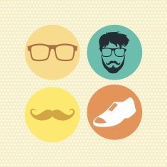 hipster retro geek N9