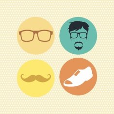 hipster retro geek N11