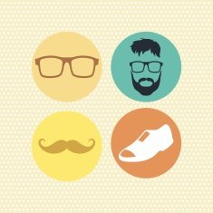 hipster retro geek N13