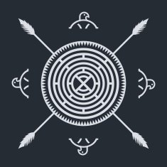 native ethnic art symbol N17