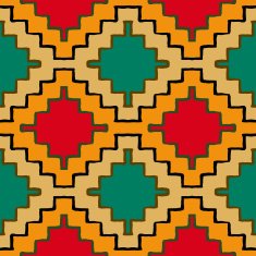 Vector navajo tribal ornament N6