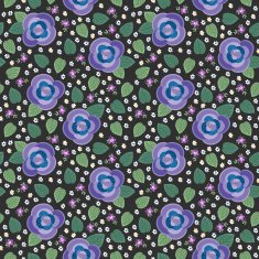 lovely pansy seamless pattern N2
