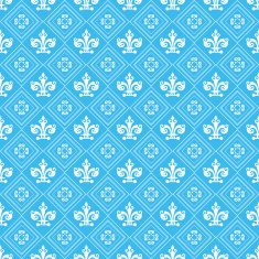 Seamless pattern Blue Vector N11