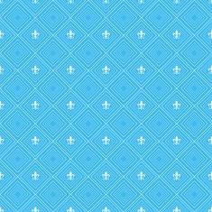 Seamless pattern Blue Vector N12