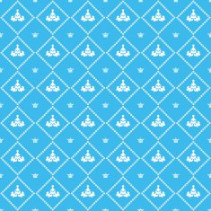 Seamless pattern Blue Vector N20