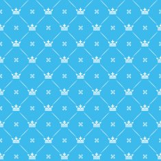 Seamless pattern Blue Vector N21